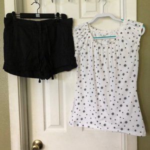 Loft Shorts & Loft Sleeveless Top - 2 pc bundle